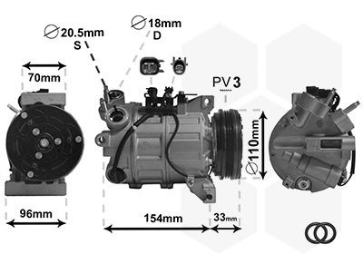 5900K183 VAN Wezel Компресор холодоагенту